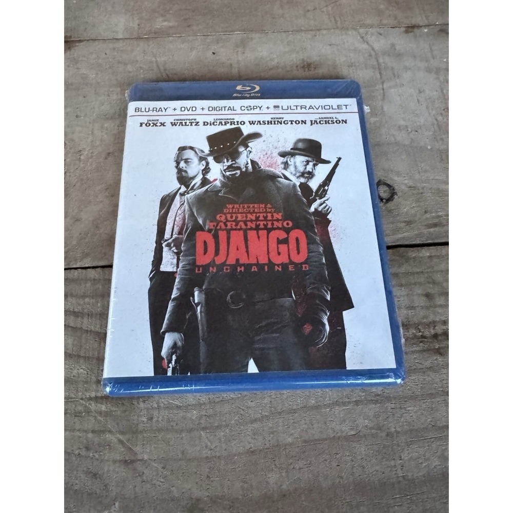 Django Unchained Quentin Tarantino ( Blu-ray+DVD) NEW Sealed‎
